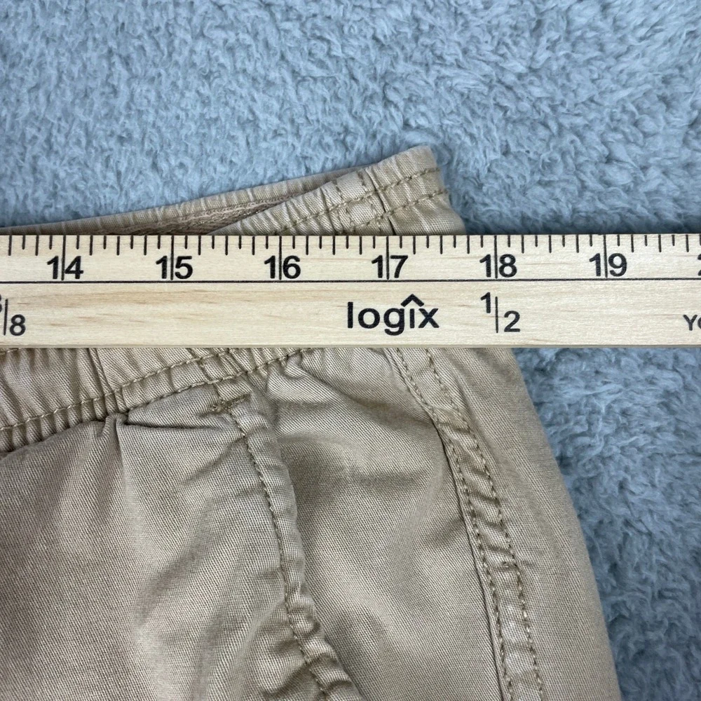 Vintage Gap Jogger Pants Mens XL Khaki Tan Cotton Stretch Drawstring Casual